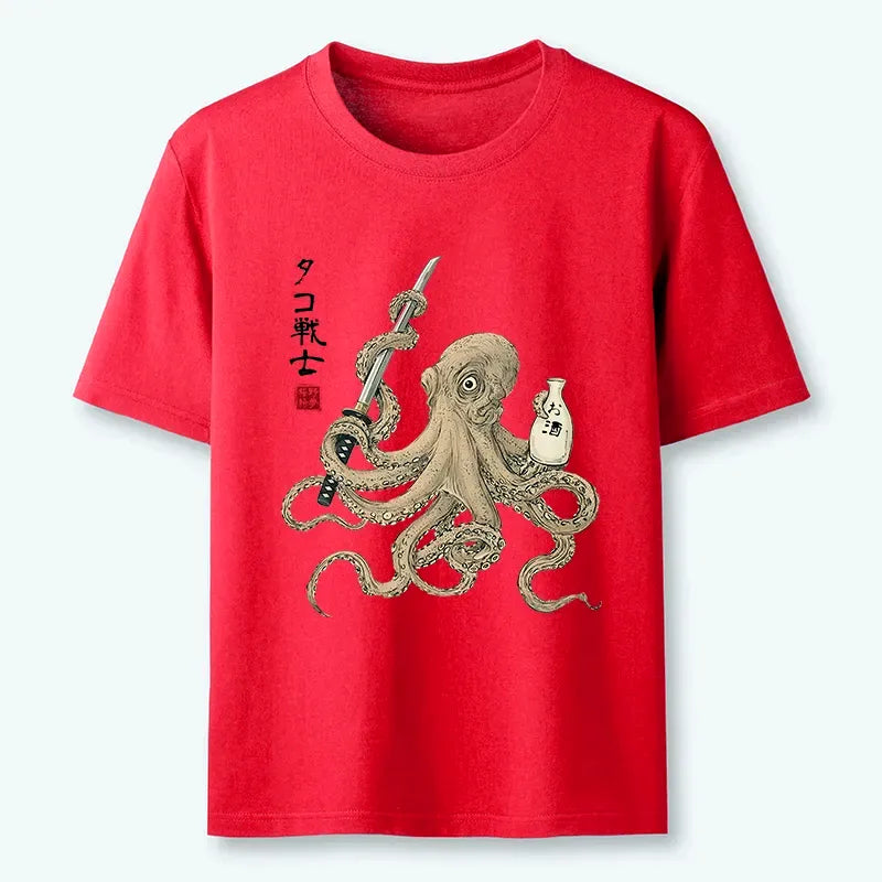 Vintage ukiyo-e sake t-shirt