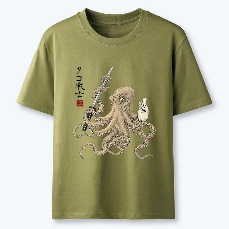 Kyoto lion samurai tee for summer