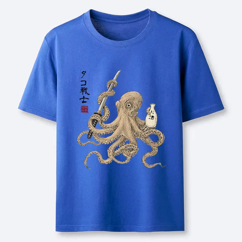 Vintage ukiyo-e sake t-shirt