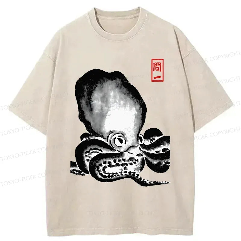 kyoto lion octopus t shirt for summer