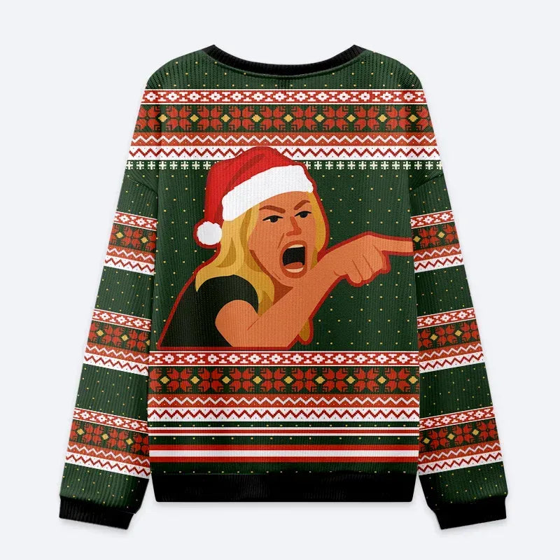 funny cat eating tinsel sweatshirt gift idea