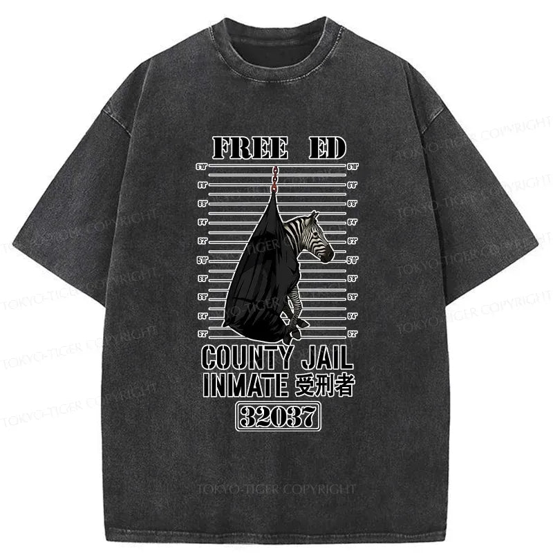 Kyoto-Lion washed t-shirt for streetwear