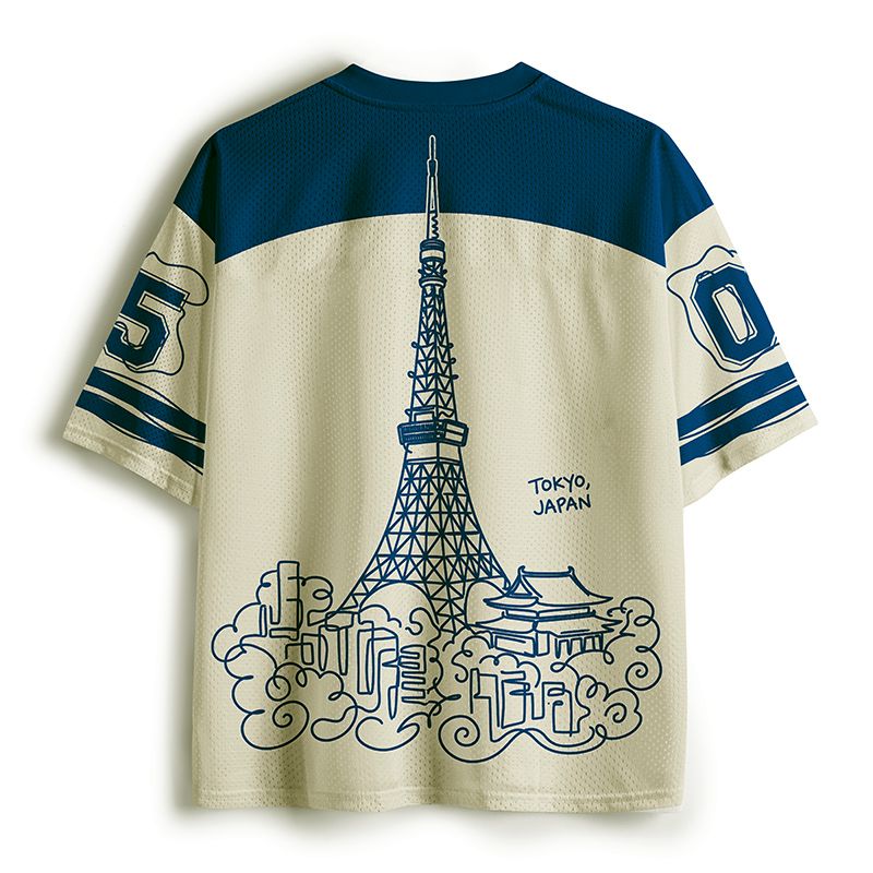 Unisex Breathable Mesh Jersey for Daily Wear