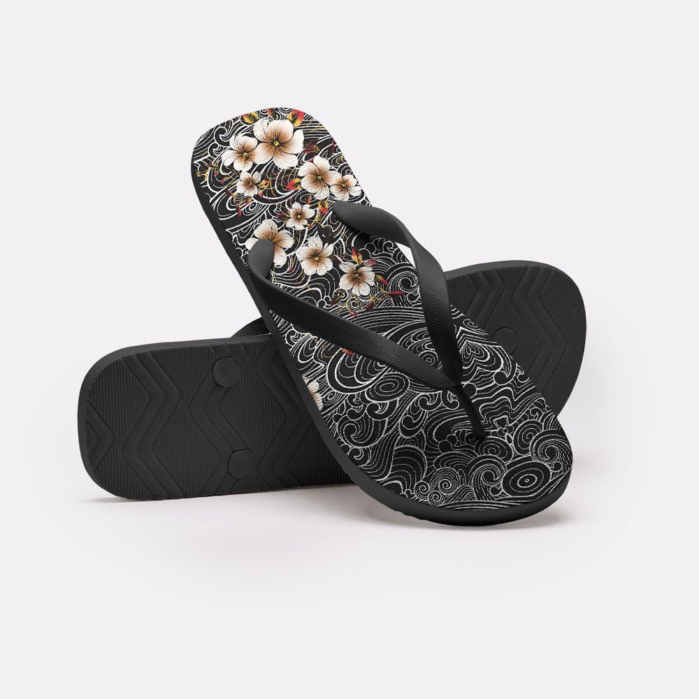 Kyoto Lion Print Flip Flops Summer