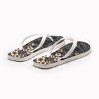 Japanese Floral Flip Flops for Beach