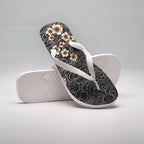 Floral Whirl Flip Flops Gift Idea