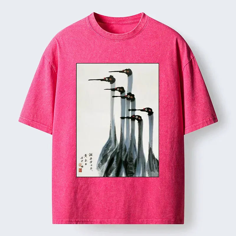 Washed unisex t-shirt with free shipping