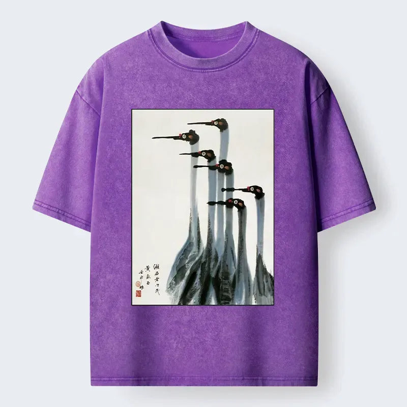 Washed unisex t-shirt with free shipping