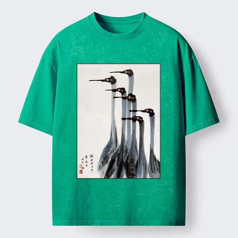 Washed unisex t-shirt with free shipping