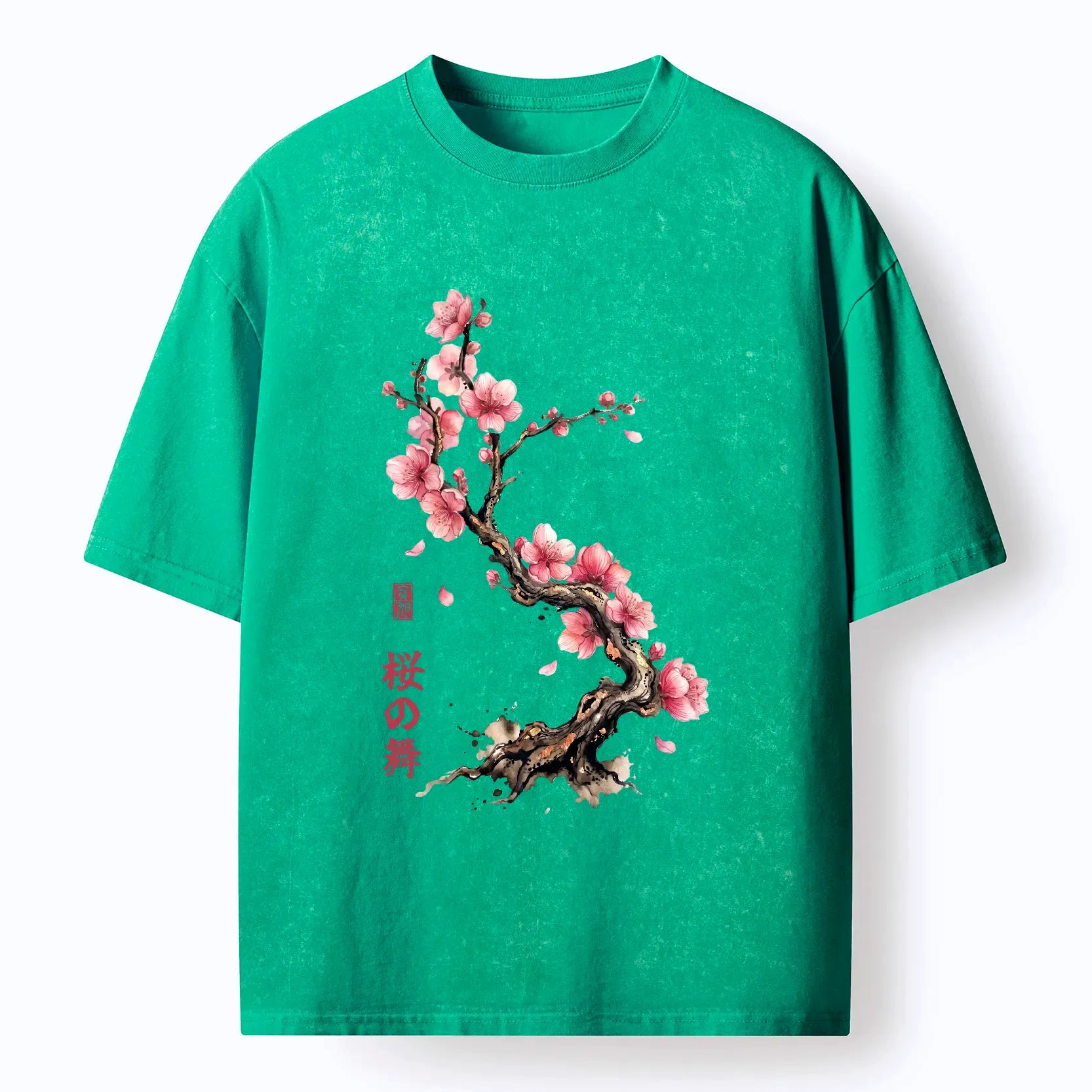 Japanese Sakura T-Shirt for Summer