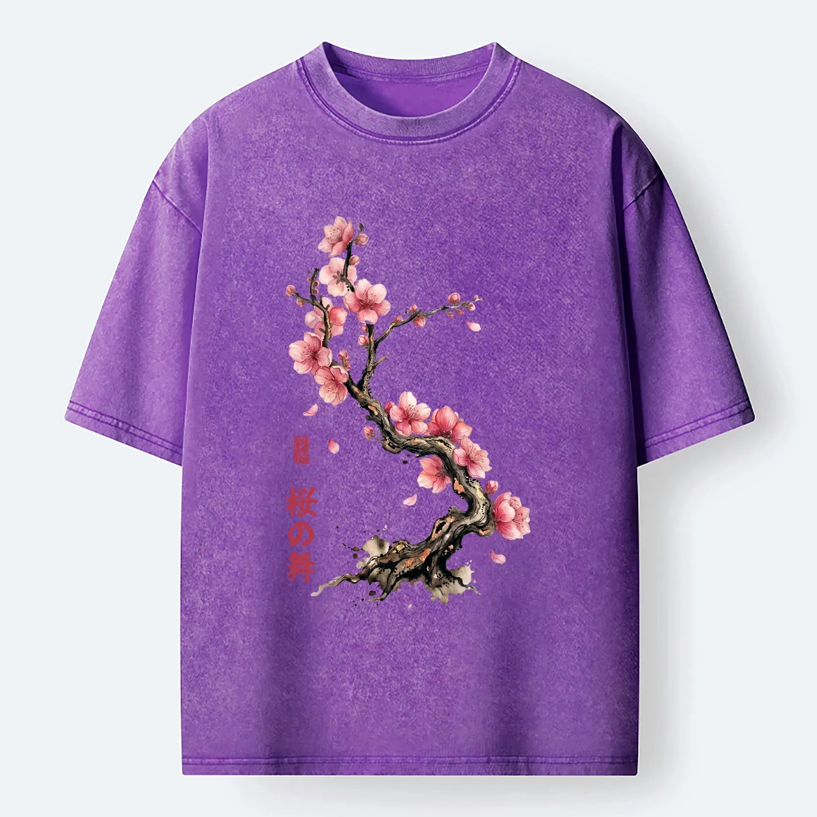 Kyoto Lion Sakura T-Shirt for Vacation