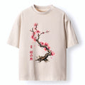 Kyoto Lion Sakura T-Shirt for Vacation