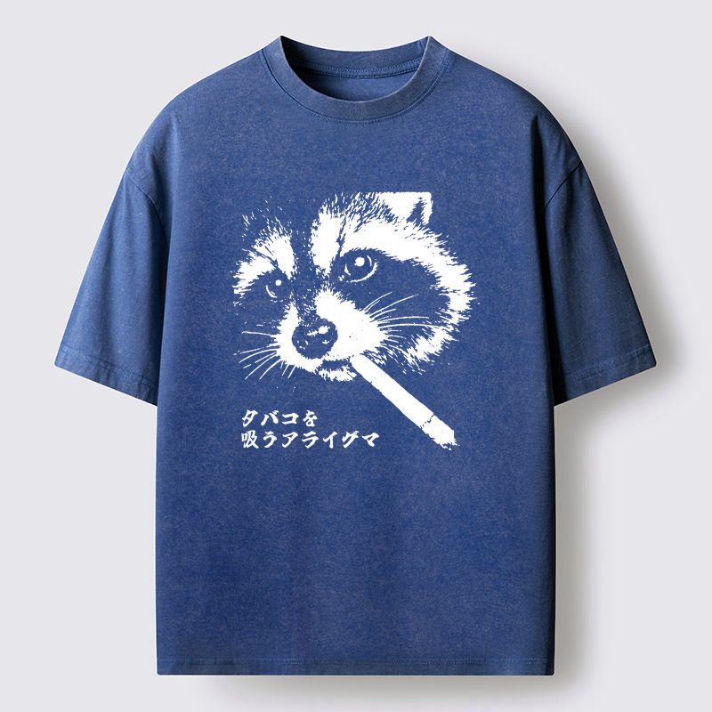 Unisex Cotton Raccoon T-Shirt with Free Shipping