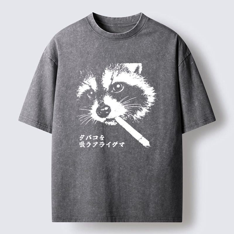 Unisex Cotton Raccoon T-Shirt with Free Shipping