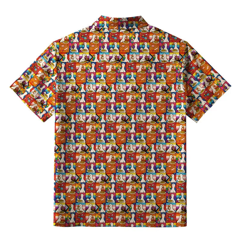 Kyoto Lion spaghetti feast shirt for summer vacation