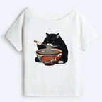 Off Shoulder Kyoto Lion Tee for Women