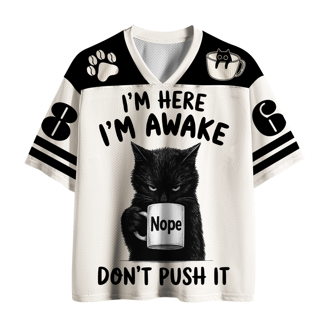 Trendy Japanese Streetwear Mesh Jersey for Anime Convention