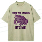 Japanese washed frog t-shirt