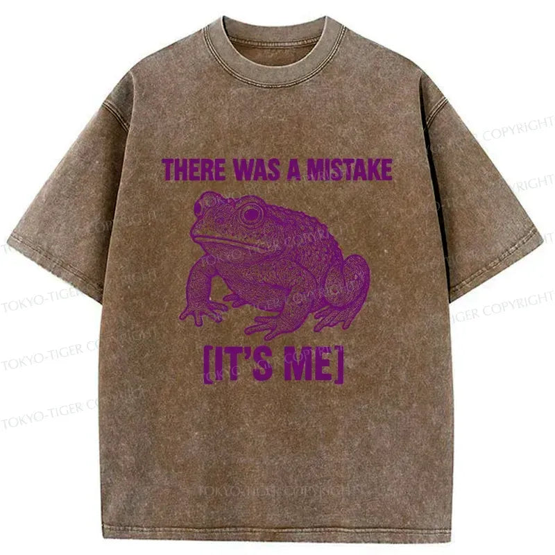 Kyoto-Lion Mistake Frog Washed T-Shirt