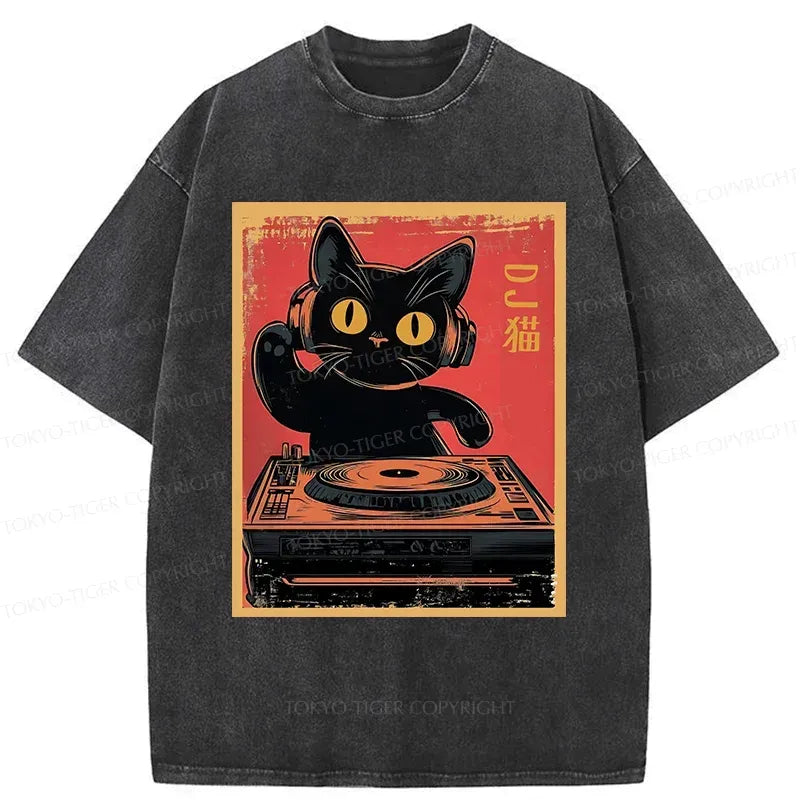 Vintage Ukiyo-e Cat Tee