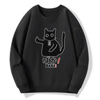 comfortable soft japanese cat sweatshirt