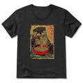 Kyoto-Lion Otter Eating Ramen Japan V-Neck Classic T-Shirt