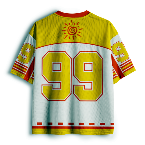 Kyoto-Lion Mesh Jersey for Sports and Fitness