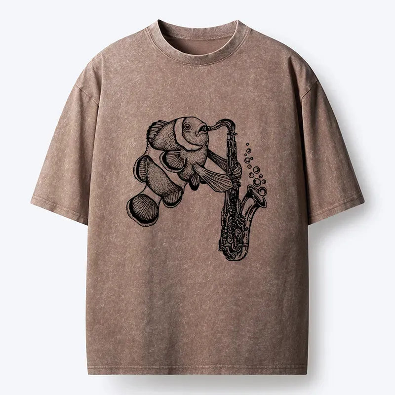 Japanese Washed T-Shirt for Daily Wear