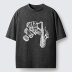 Japanese Washed T-Shirt for Daily Wear