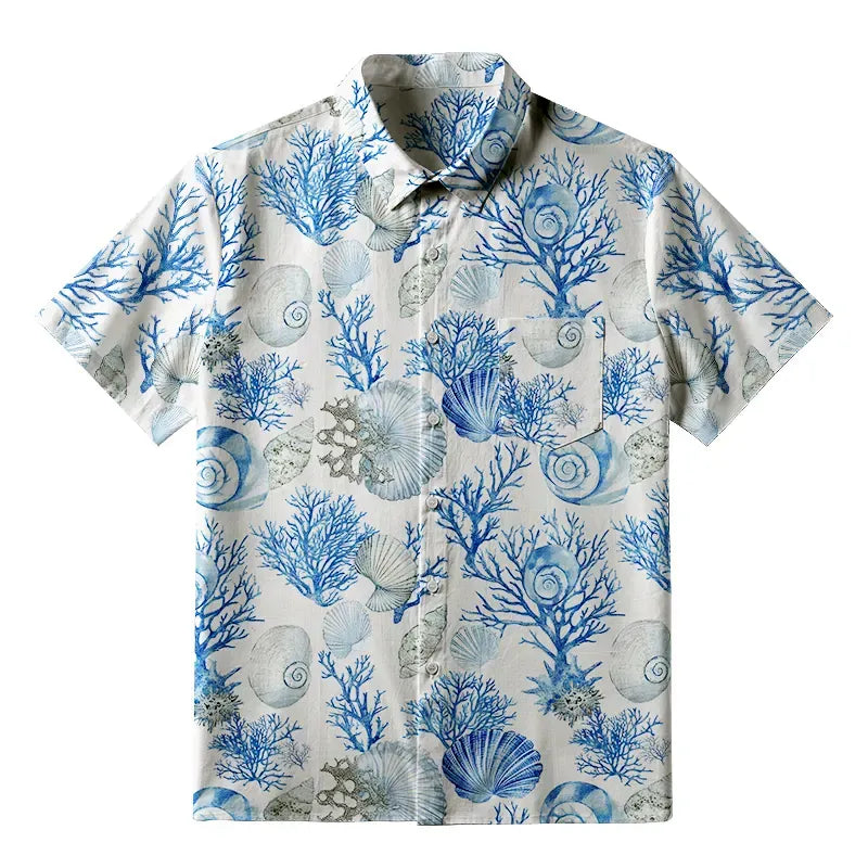 Japanese Button-up Shirt for Daily Wear