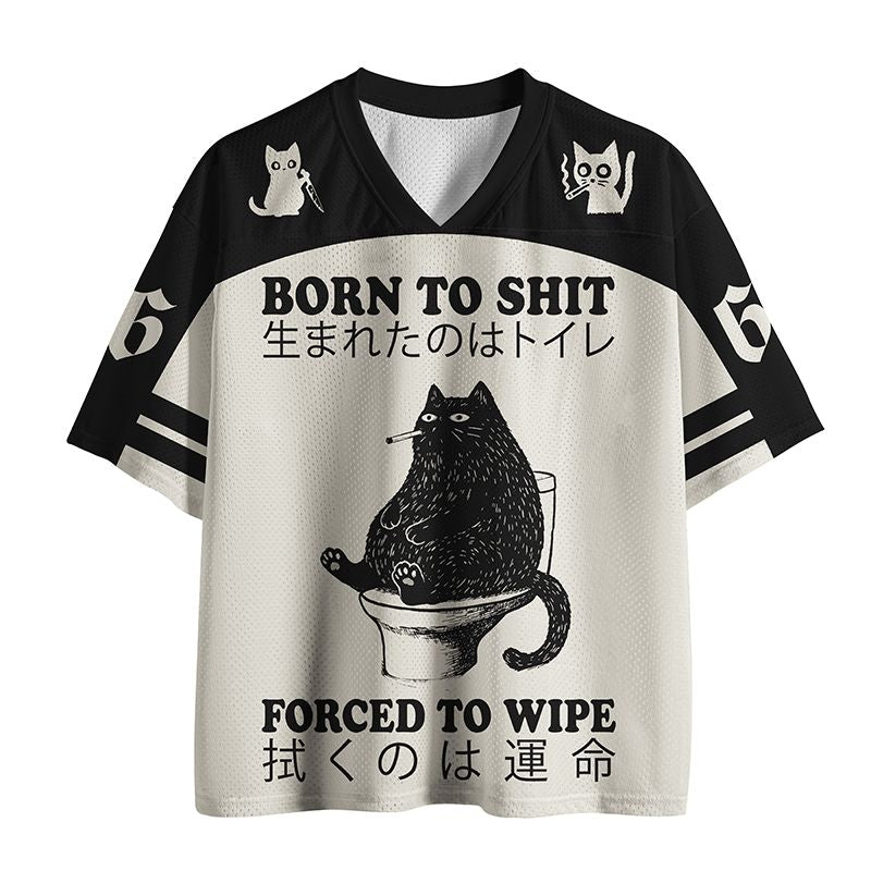 Kyoto-Lion Existential Cat Mesh Jersey