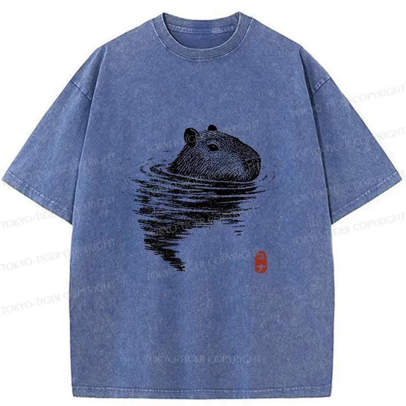 Vintage Kyoto Lion Summer T-Shirt for Women