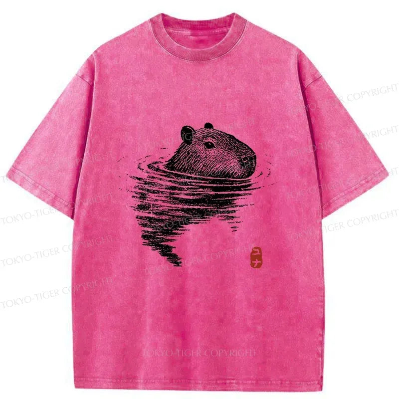 Vintage Kyoto Lion Summer T-Shirt for Women