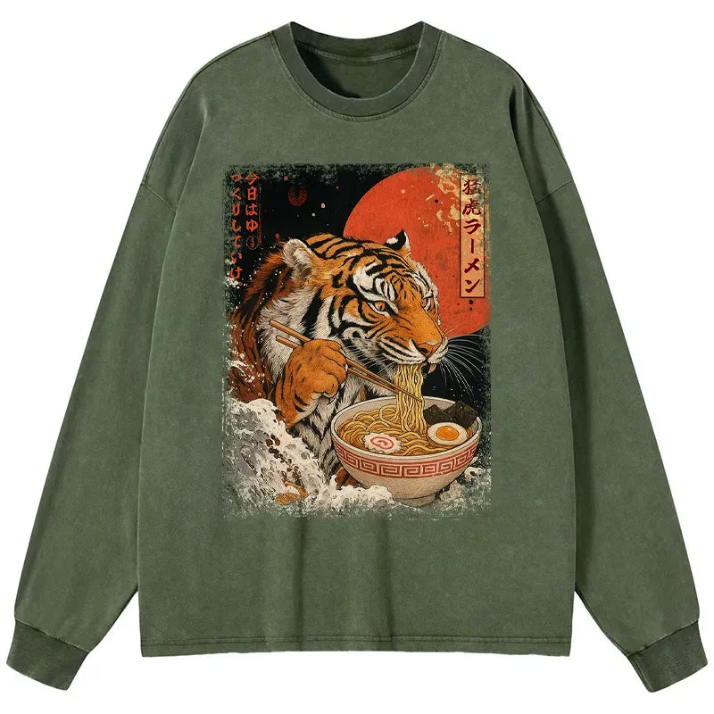 Best Seller Japanese Tiger Ramen Long Sleeve T-Shirt