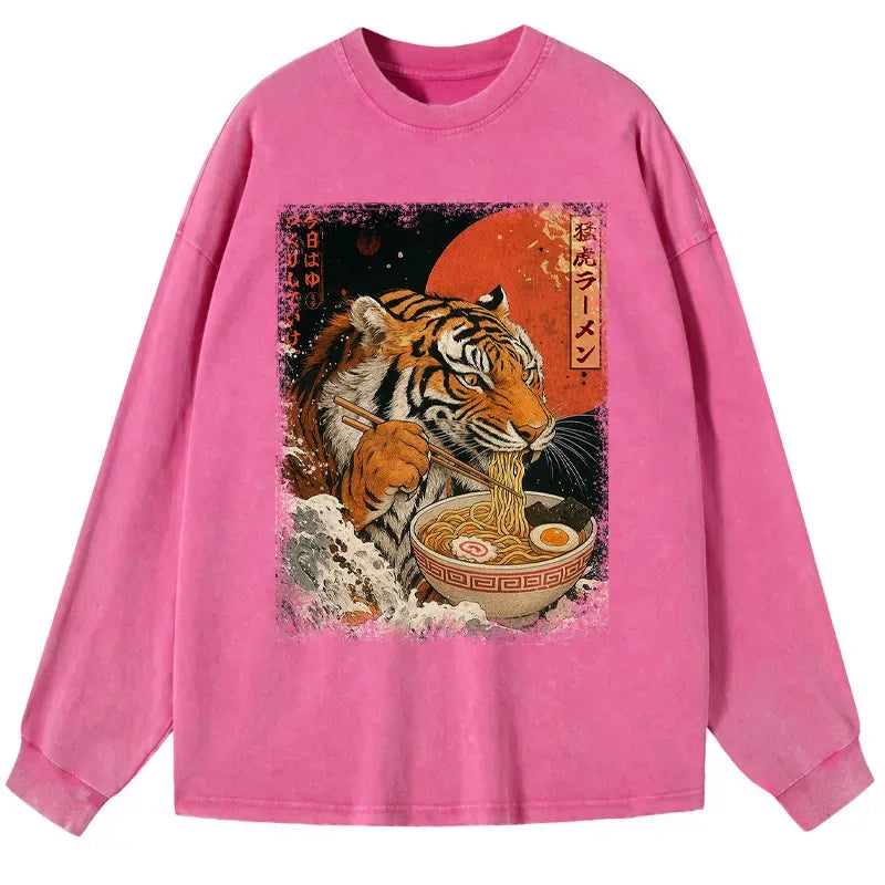 Best Seller Japanese Tiger Ramen Long Sleeve T-Shirt