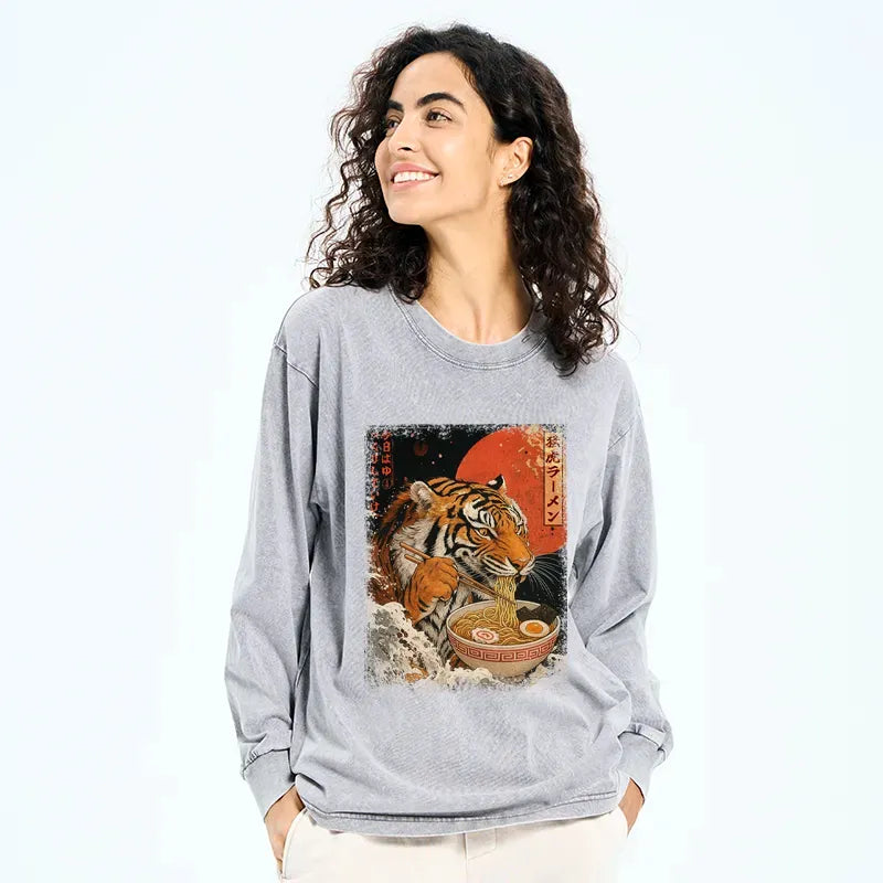Best Seller Japanese Tiger Ramen Long Sleeve T-Shirt