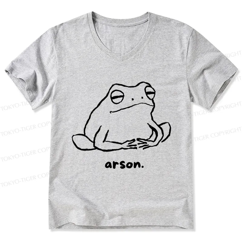 Comfortable Japanese Unisex V-Neck T-Shirt for Spring