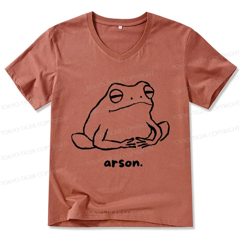 Comfortable Japanese Unisex V-Neck T-Shirt for Spring