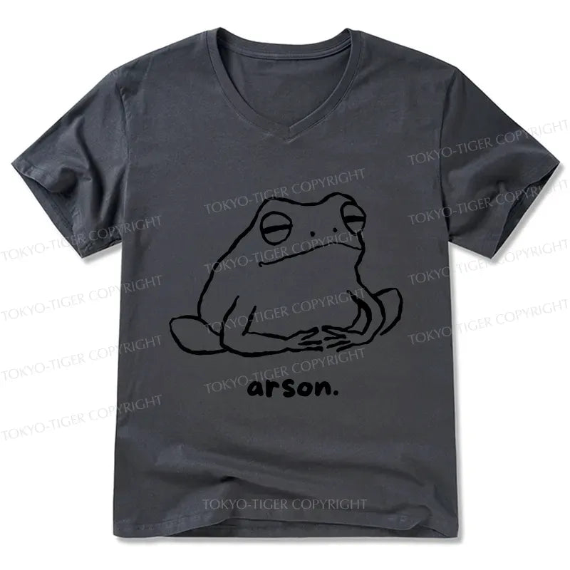 Comfortable Japanese Unisex V-Neck T-Shirt for Spring