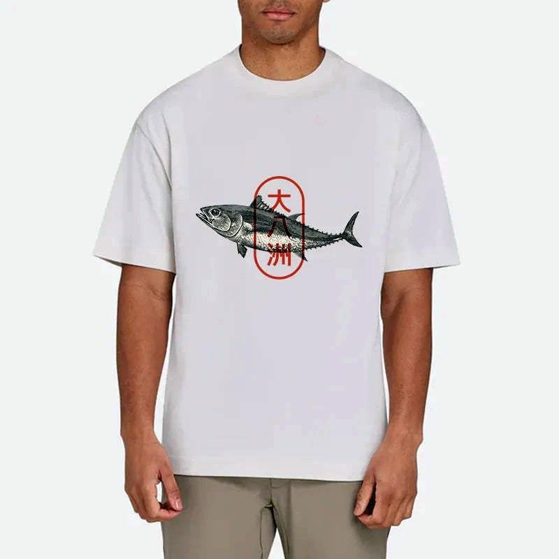 japanese sushi fish t-shirt for men