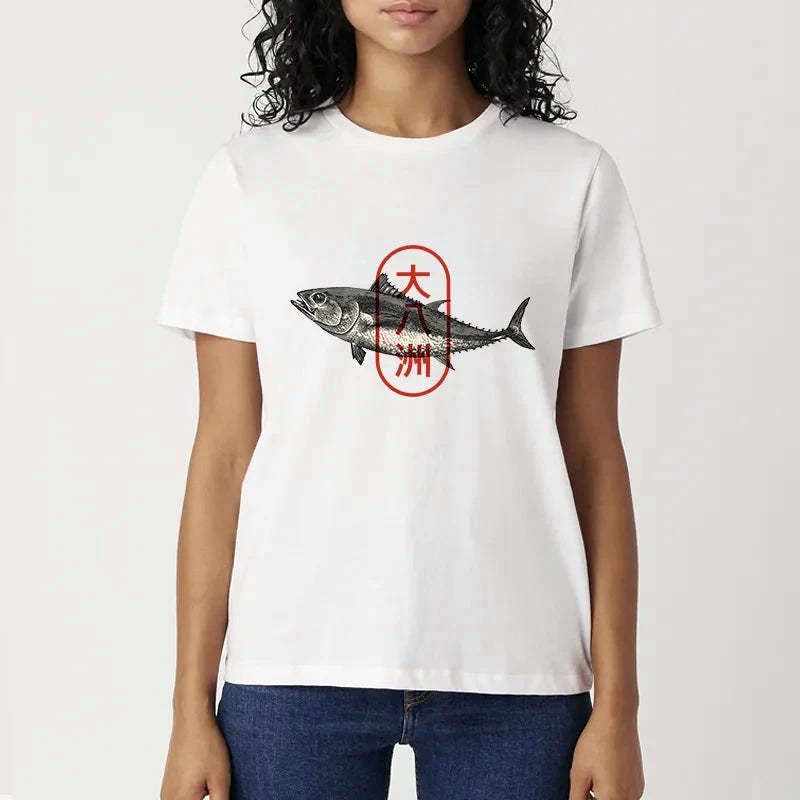 japanese sushi fish t-shirt for men