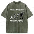 reject evolution return to monkey shirt