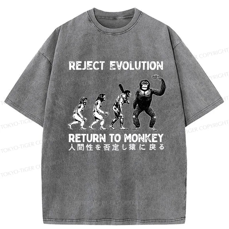 reject evolution return to monkey shirt