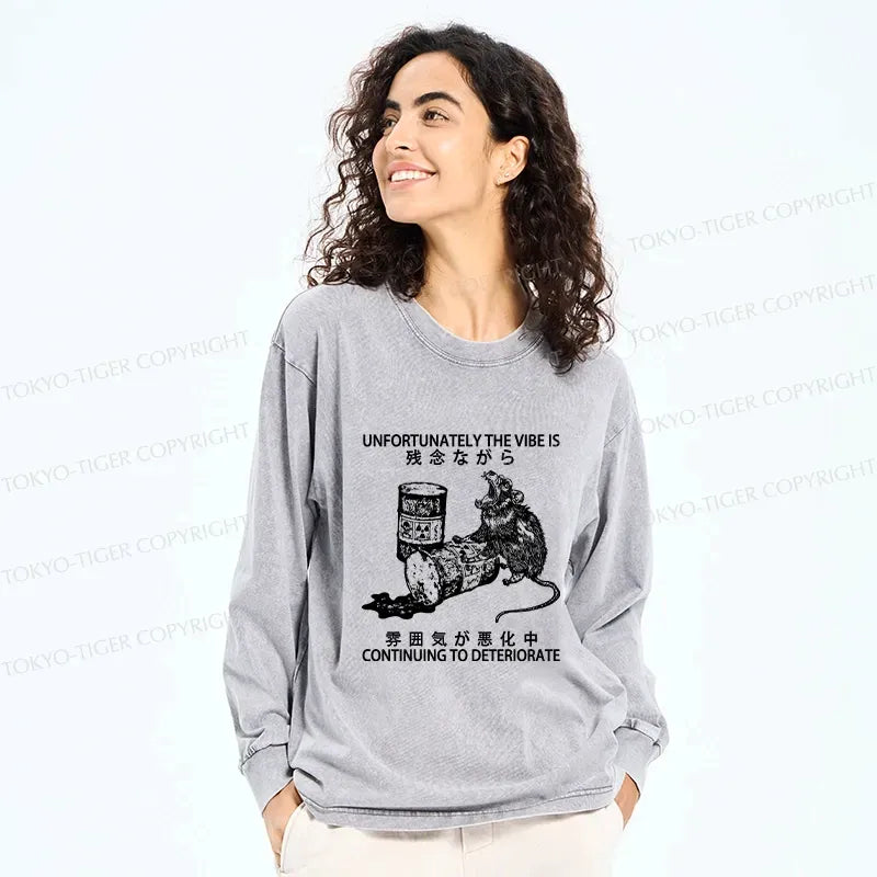 Japanese Vintage Washed Long Sleeve T-Shirt