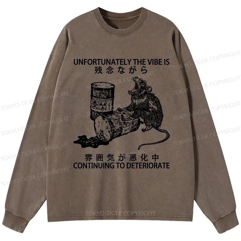 Japanese Vintage Washed Long Sleeve T-Shirt