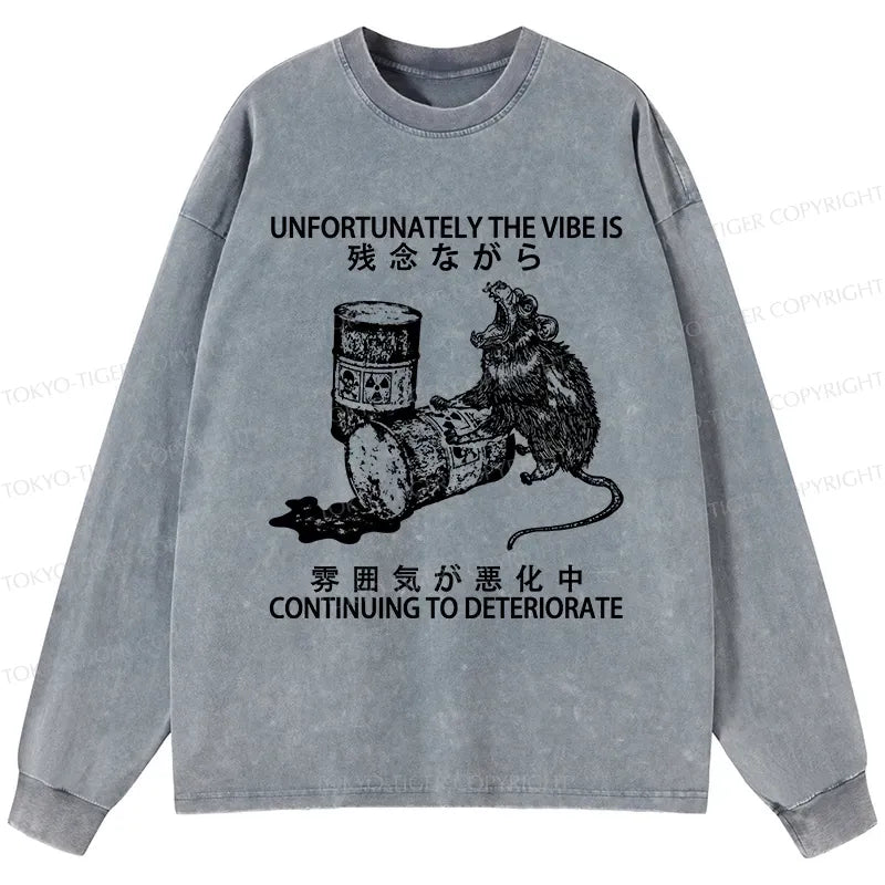 Japanese Vintage Washed Long Sleeve T-Shirt