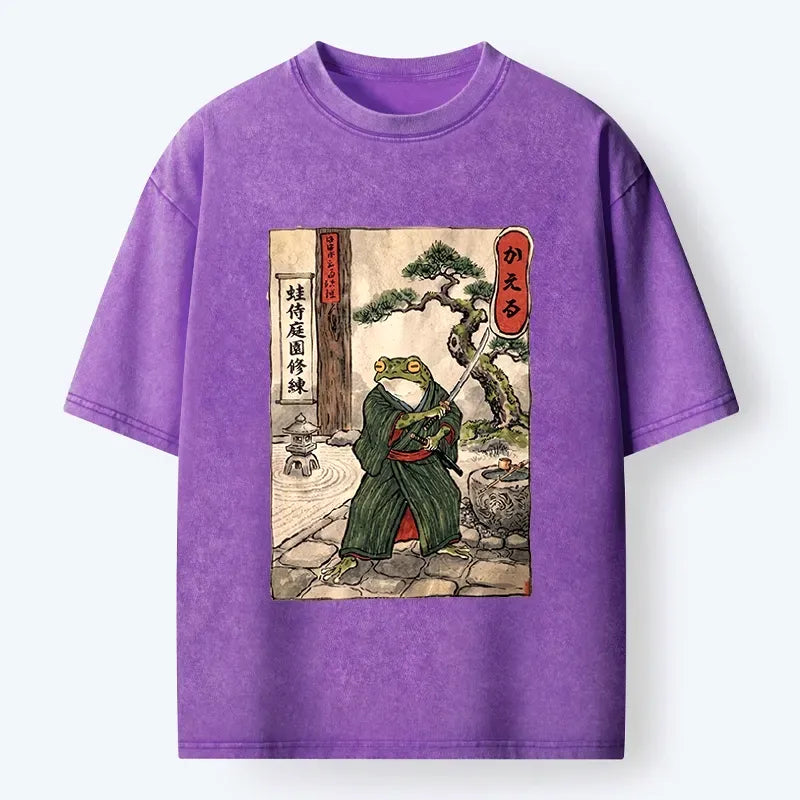 Kyoto Lion Samurai Frog Unisex Tee Best Seller