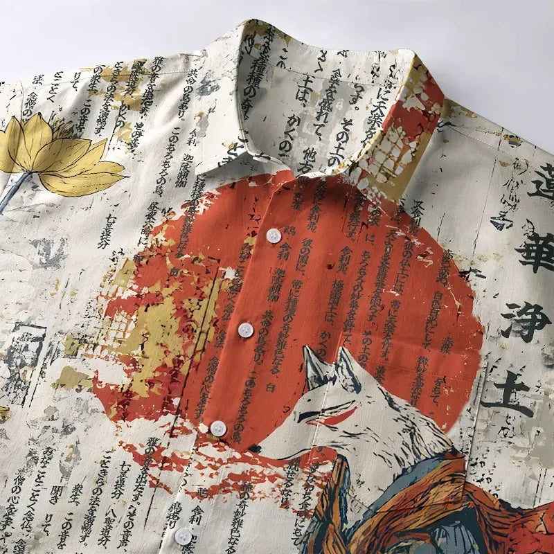 Trendy Japanese Shirt for Streetwear
