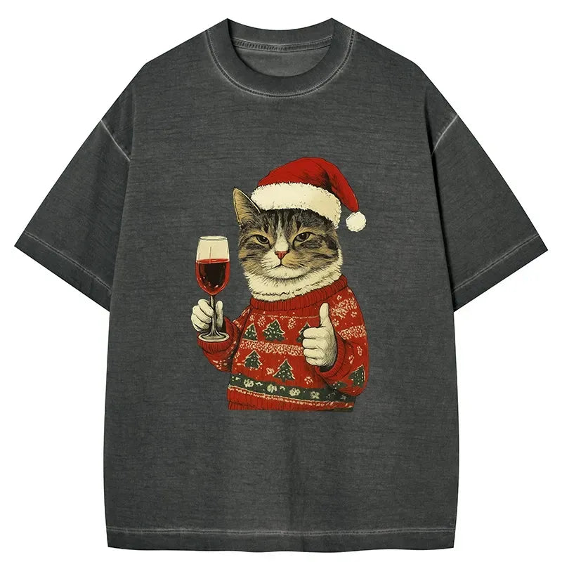 Christmas cat Japanese streetwear gift idea