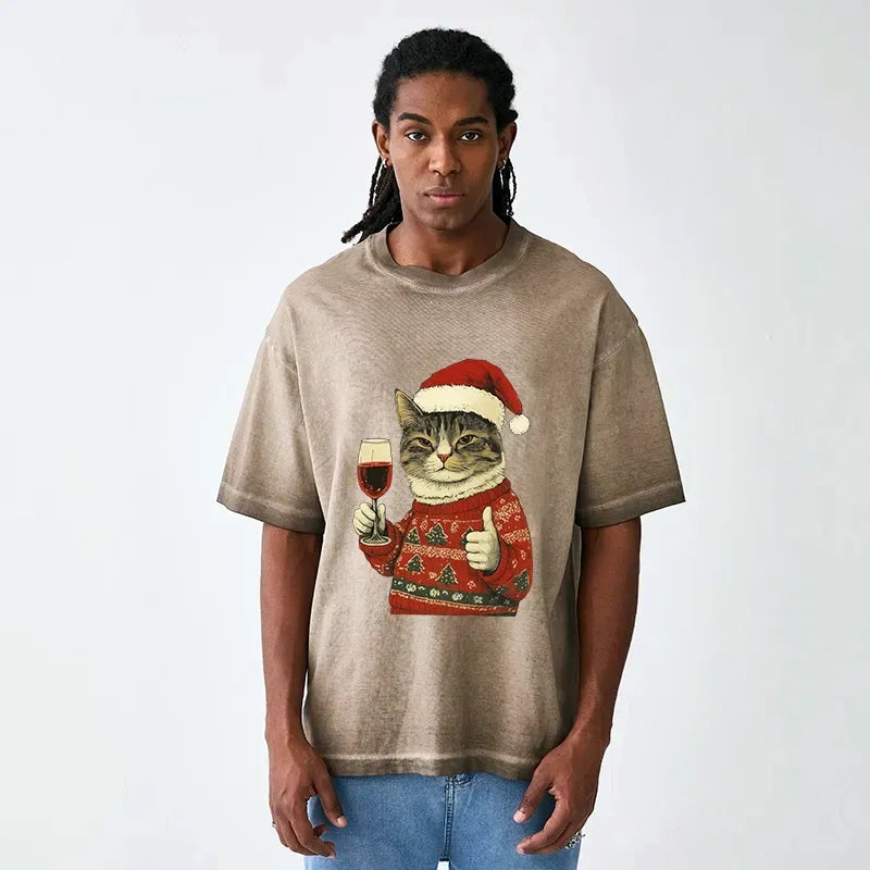 Kyoto-Lion unisex washed tee trending item